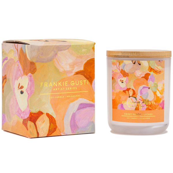 ARTIST SERIES CANDLE | SWEET PEACH + LYCHEE | JADE FISHER