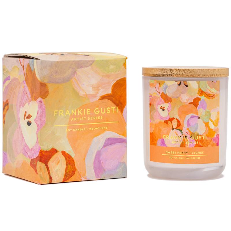 ARTIST SERIES CANDLE | SWEET PEACH + LYCHEE | JADE FISHER