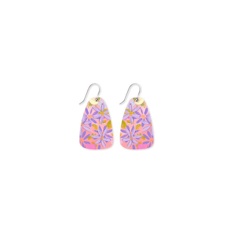 Kelsie Rose Floating Florals Large Summit Drop Earrings