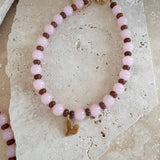 Wilma Necklace - S'mores | Gold Heart