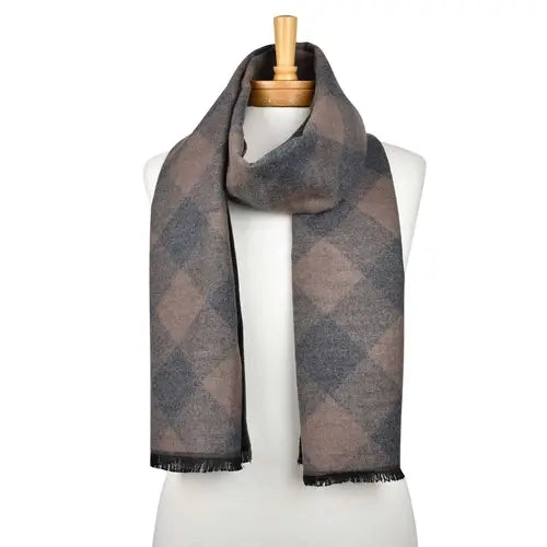 Diamond Check Scarf