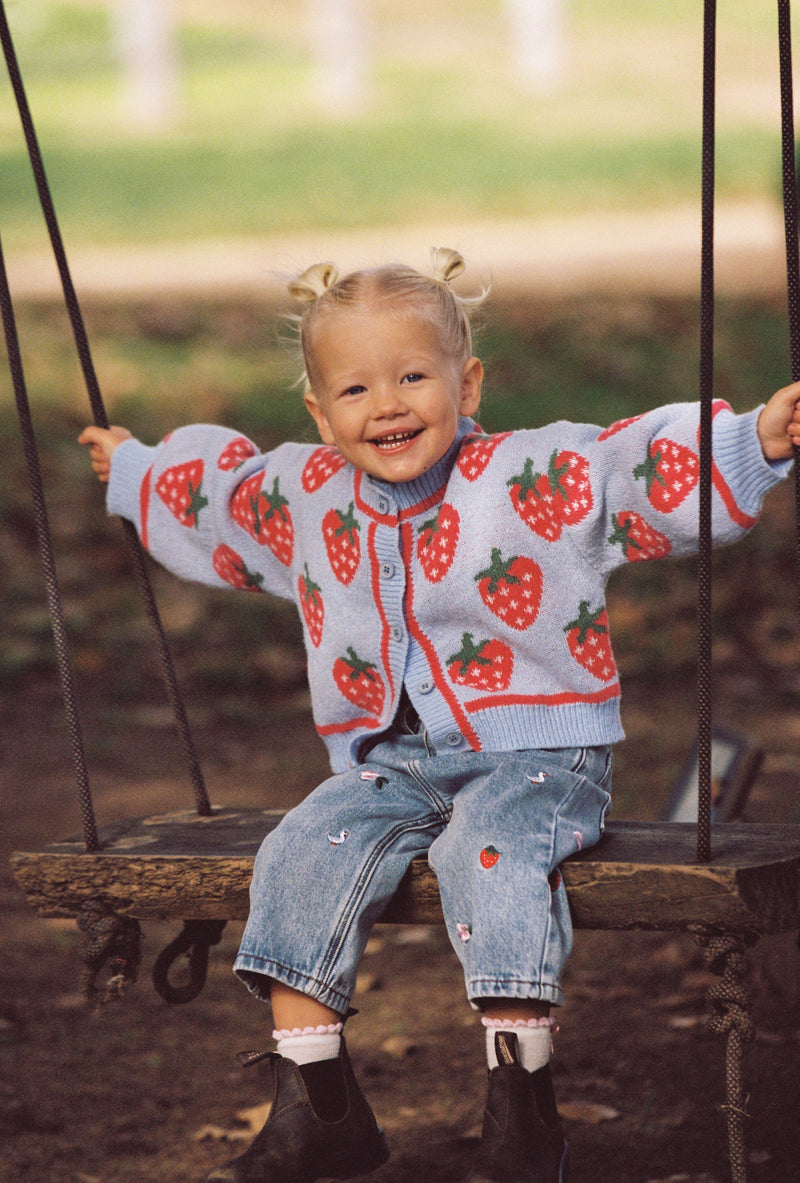 Strawberry Cardigan