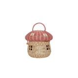 Rattan Mushroom Basket - Musk