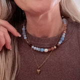Whisper Pearl & Stone - Necklace