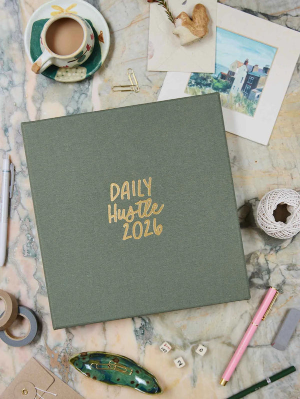 2026 Daily Hustle Planner. Pistachio