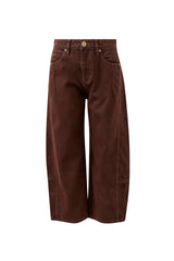 DEMI BARREL JEAN | BITTER CHOC