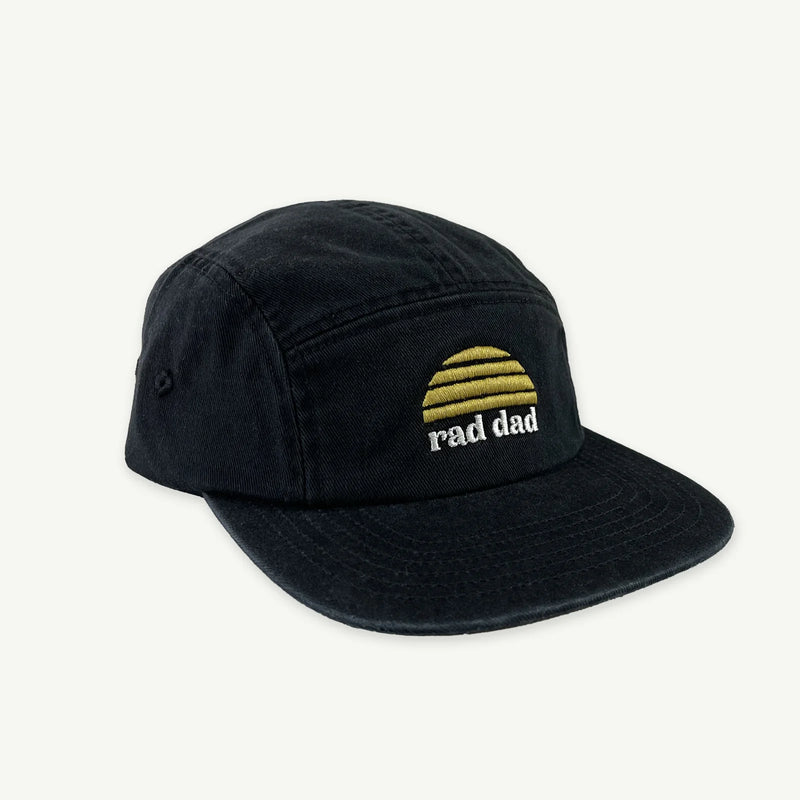 Rad Dad Cap Washed Black