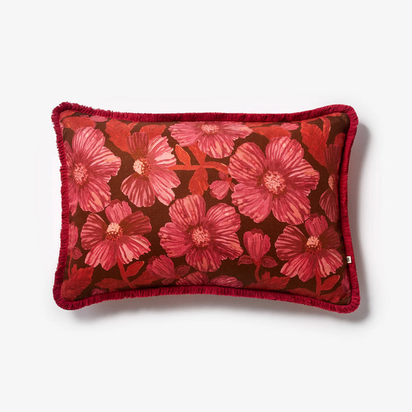 Woodland Dark Cerise 60x40cm Cushion