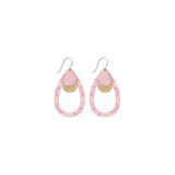 AZEZA POSSUM CEREMONY LAYERED OUTLINE TEAR DROP EARRINGS