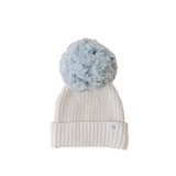 Beanie - Milk/Cloud