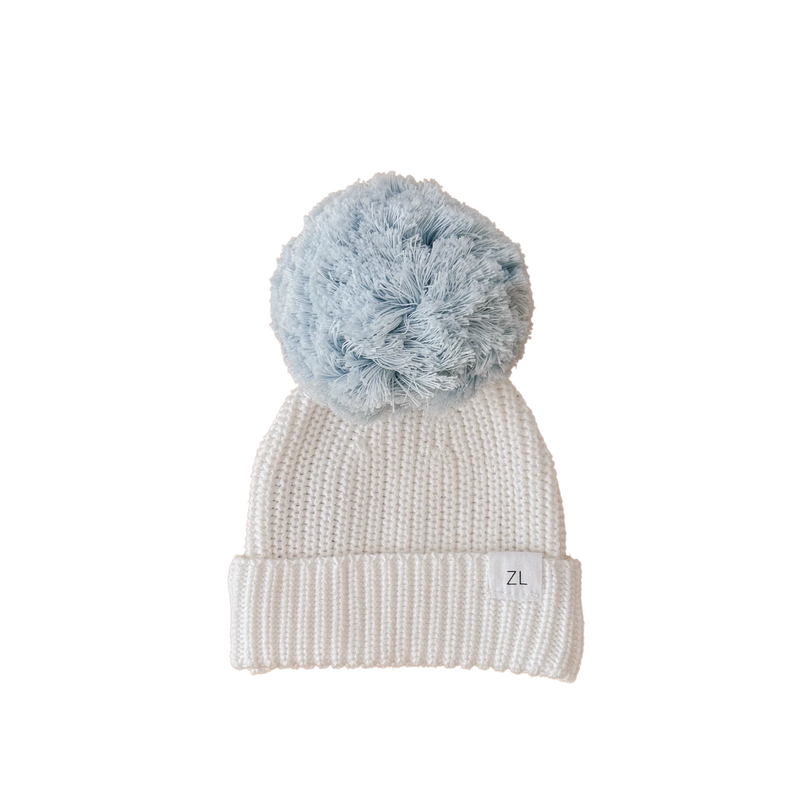 Beanie - Milk/Cloud