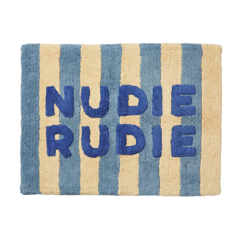 Ira Nudie Rudie Bath Mat - Blue Jean