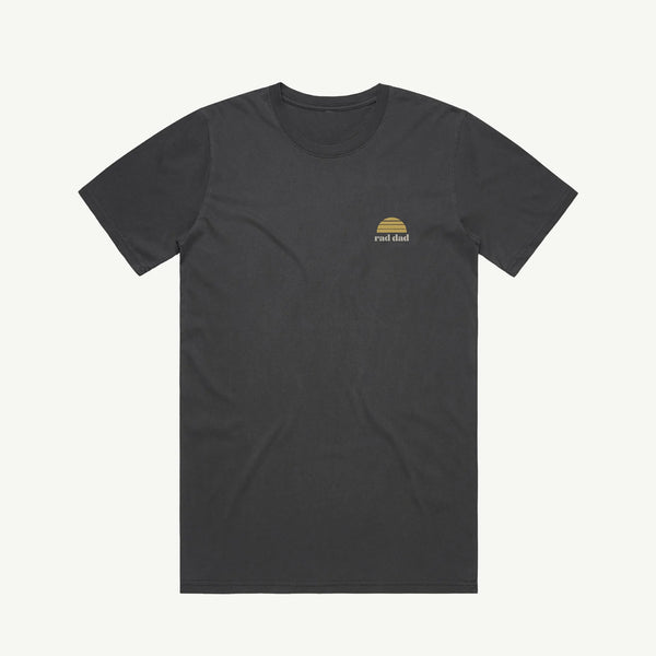 Rad Dad Tee Washed Black