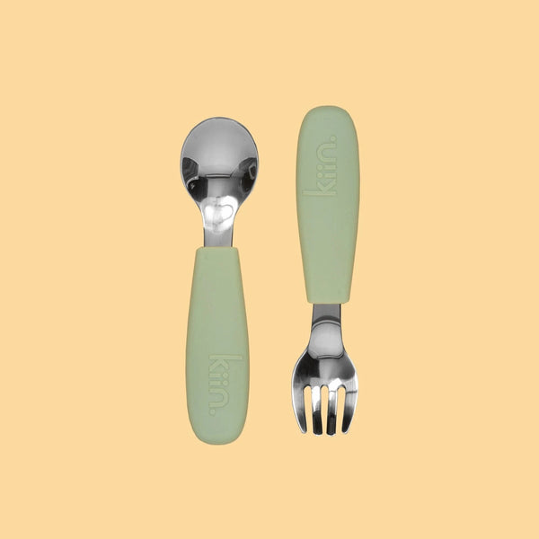 Silicone Cutlery Set | Sage