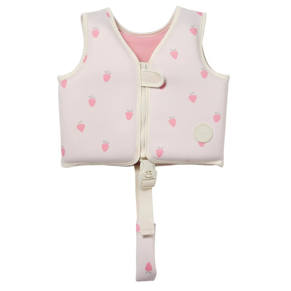 Kids Swim Vest 1-2 Strawberry Sunshine