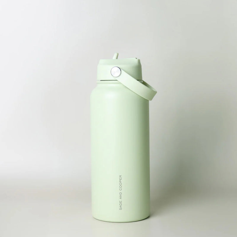 1LTR Insulated Drink Bottle | Light Green