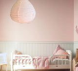 Linen Light Shade - Paere - Fringed- Blush Pink - 50cm