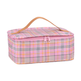 Toiletry Stash Bag- Pink Blanket