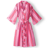 Brigitte Cotton Bath Robe - Scarlet
