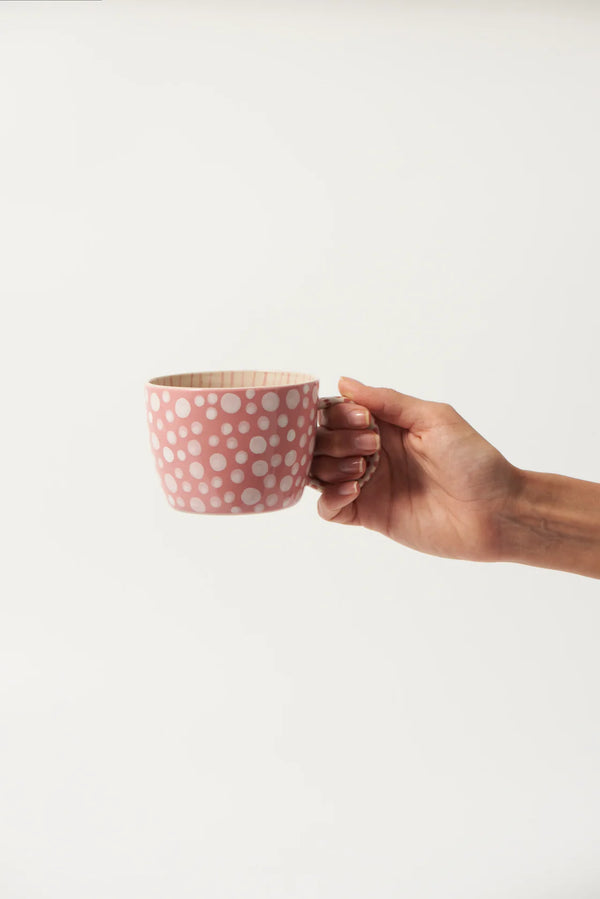 Chino Mug Pink Dot