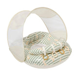 Interactive Baby Float Duck Sage Stripe
