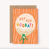Hip Hip Hooray Birthday Card