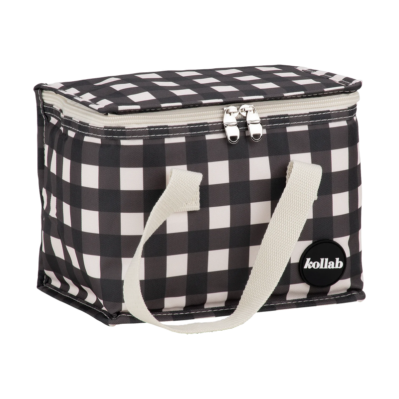 Lunch Box Black Check