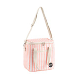 Mini Cooler Coral Stripe