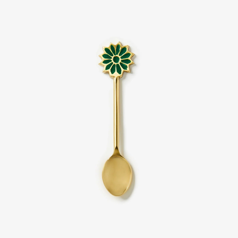 Petal Emerald Teaspoons