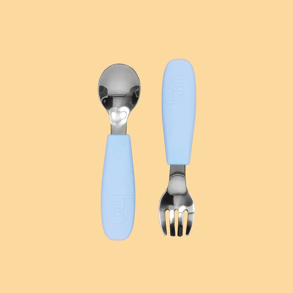 Silicone Cutlery Set | Pastel Sky