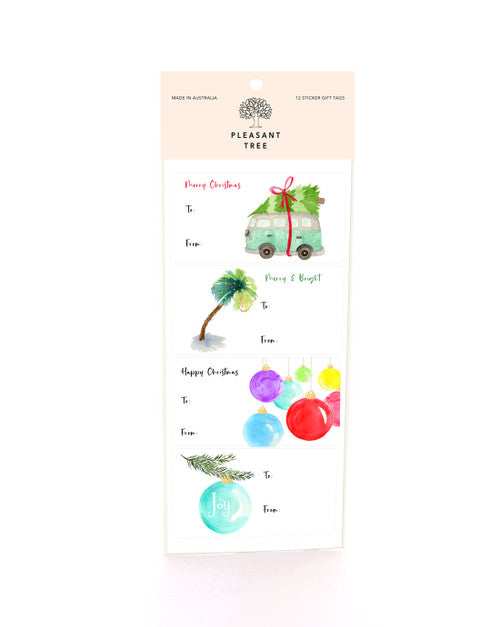 Bright Christmas - Sticky Labels