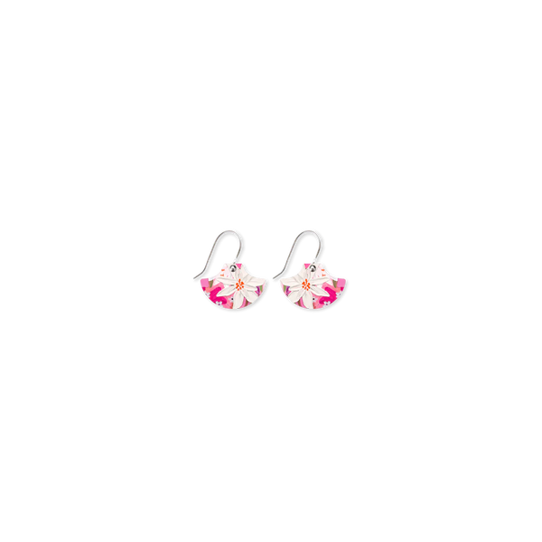 Kelsie Rose Power Pink Mini Pagoda Drop Earrings