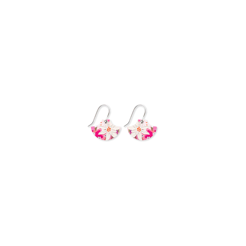 Kelsie Rose Power Pink Mini Pagoda Drop Earrings