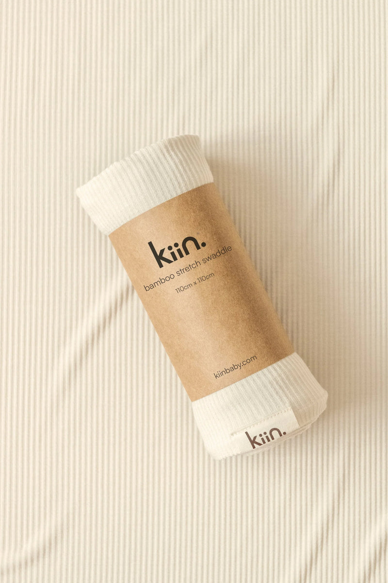 Bamboo Stretch Swaddle | Ivory