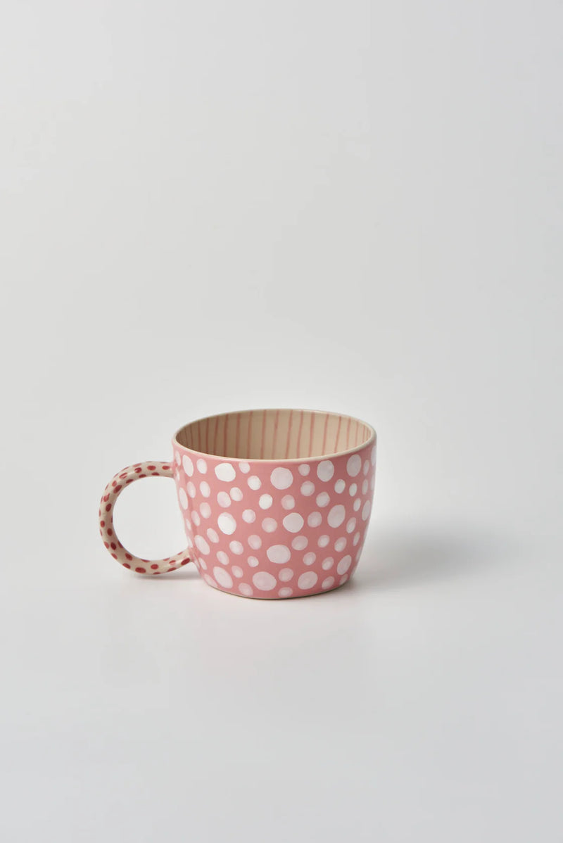 Chino Mug Pink Dot