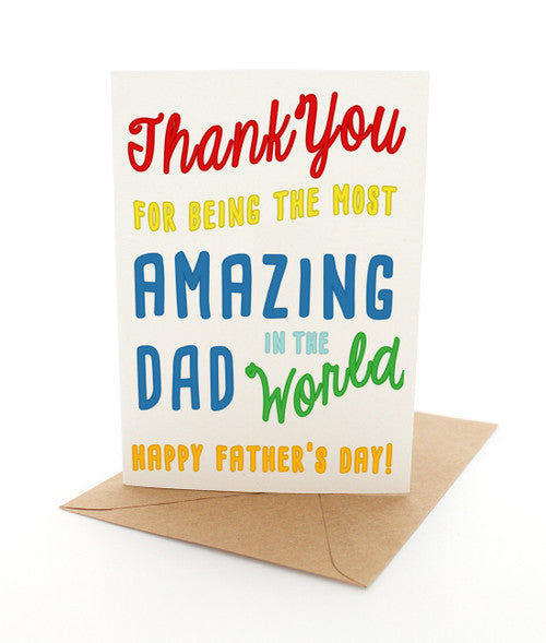 Amazing Dad Card
