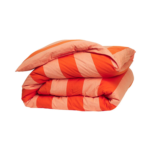 Blanca Cotton Quilt Cover - Aperol
