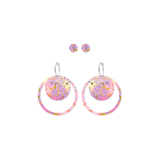 Kelsie Rose Floating Florals Duo Circles Pack Earrings