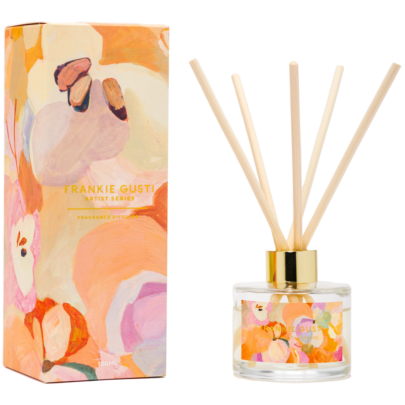 ARTIST SERIES DIFFUSER | SWEET PEACH + LYCHEE | JADE FISHER