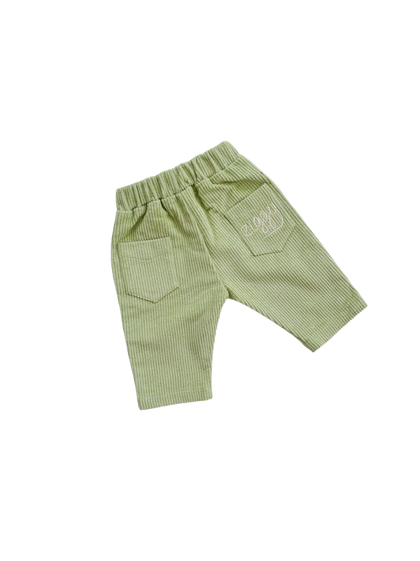 Cord Pants | Lime