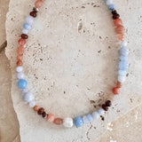 Whisper Pearl & Stone - Necklace