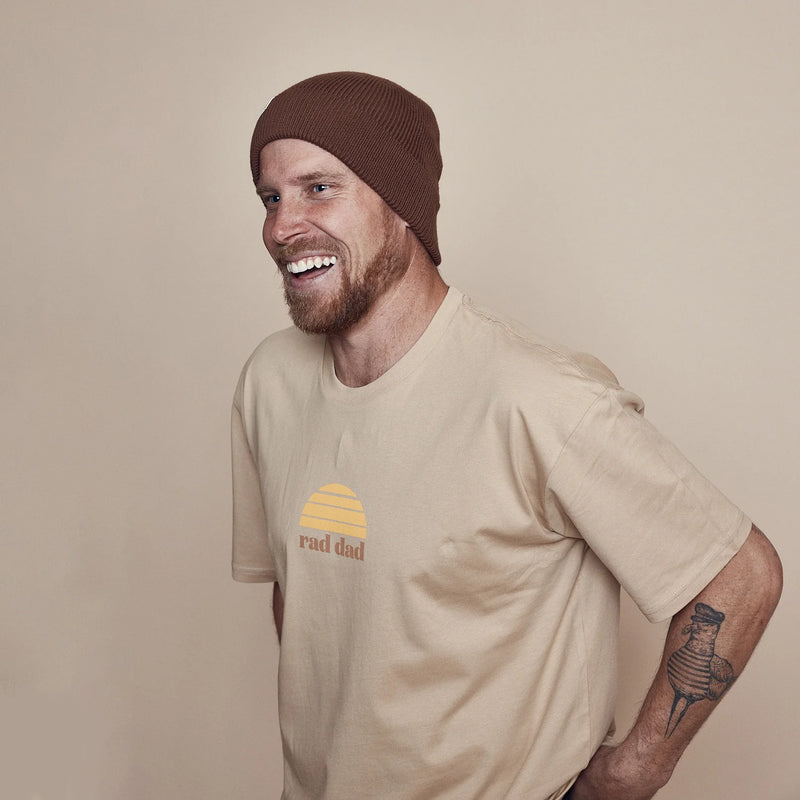 Rad Dad Tee Tan