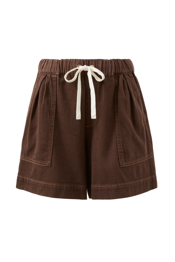 RELAXED EVERYDAY SHORT | CHOCOLATE