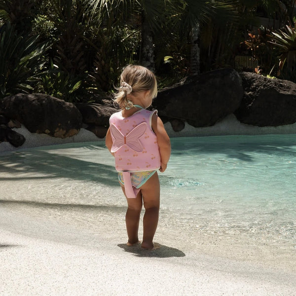 Kids Swim Vest Cotton Candy Cherry