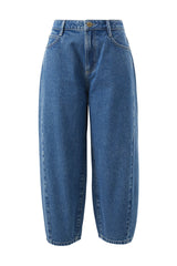 Maggie Tapered Barrel Jean - Fresh Indigo