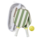Pickleball Set Seagrass Stripe