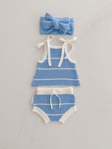 TIE SINGLET | RIVER STRIPE