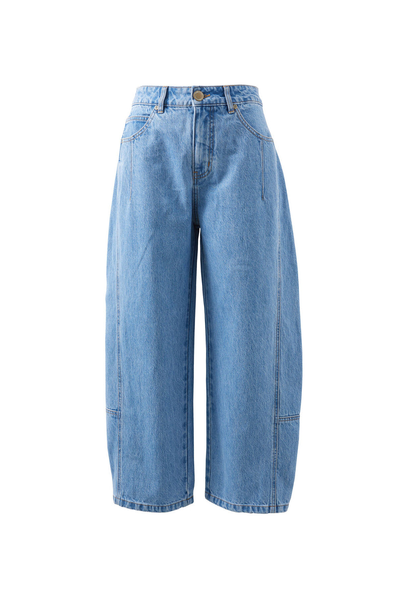 DARTED BARREL JEAN | VINTAGE BLUE