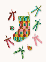 Linen Bow Green Set of 6