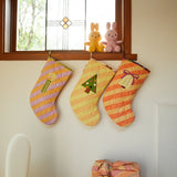 Jarita Stripe Christmas Stocking - Desert